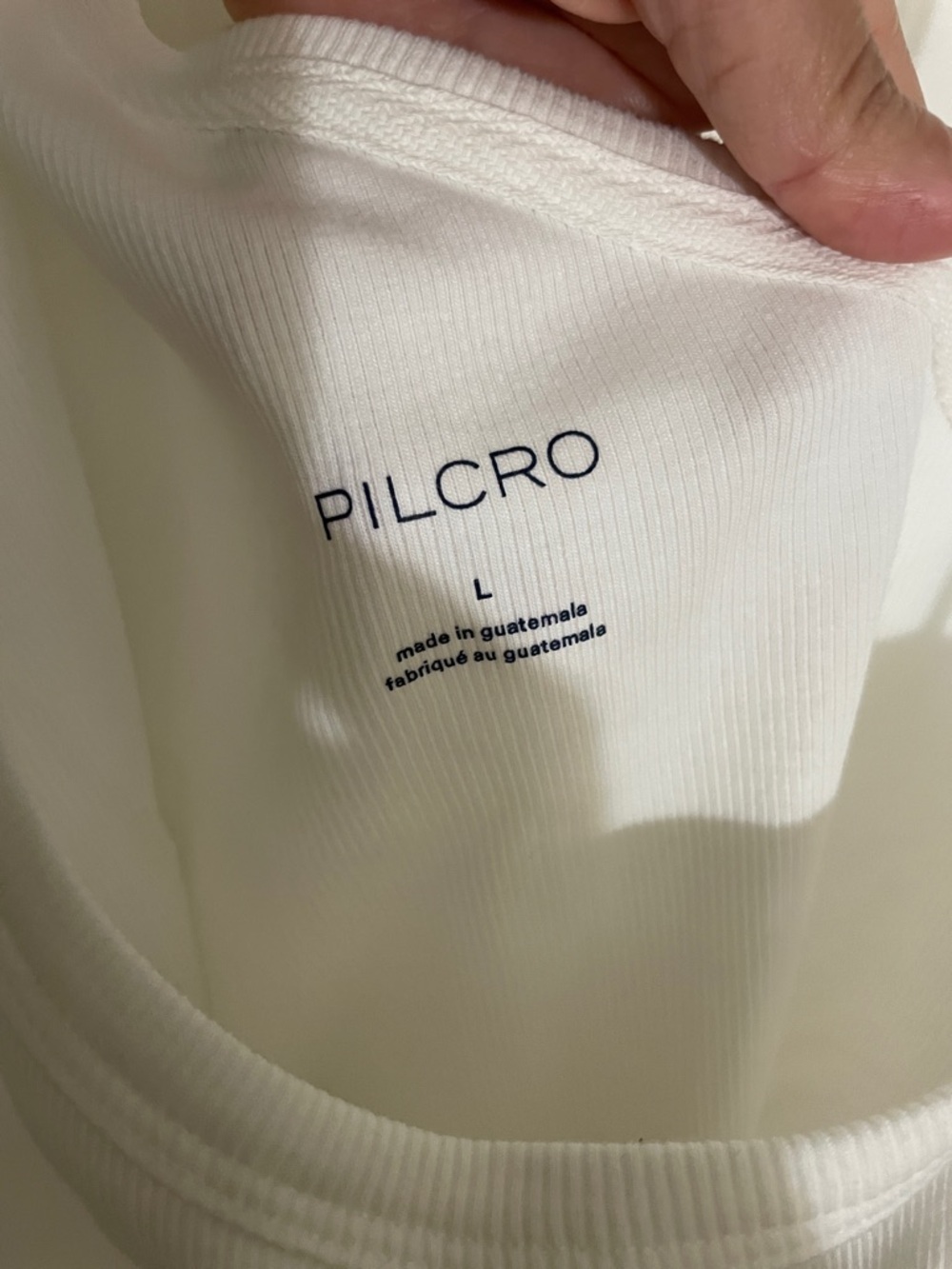 Pilcro Ribbed One-Shoulder Top - Picture 4 of 4